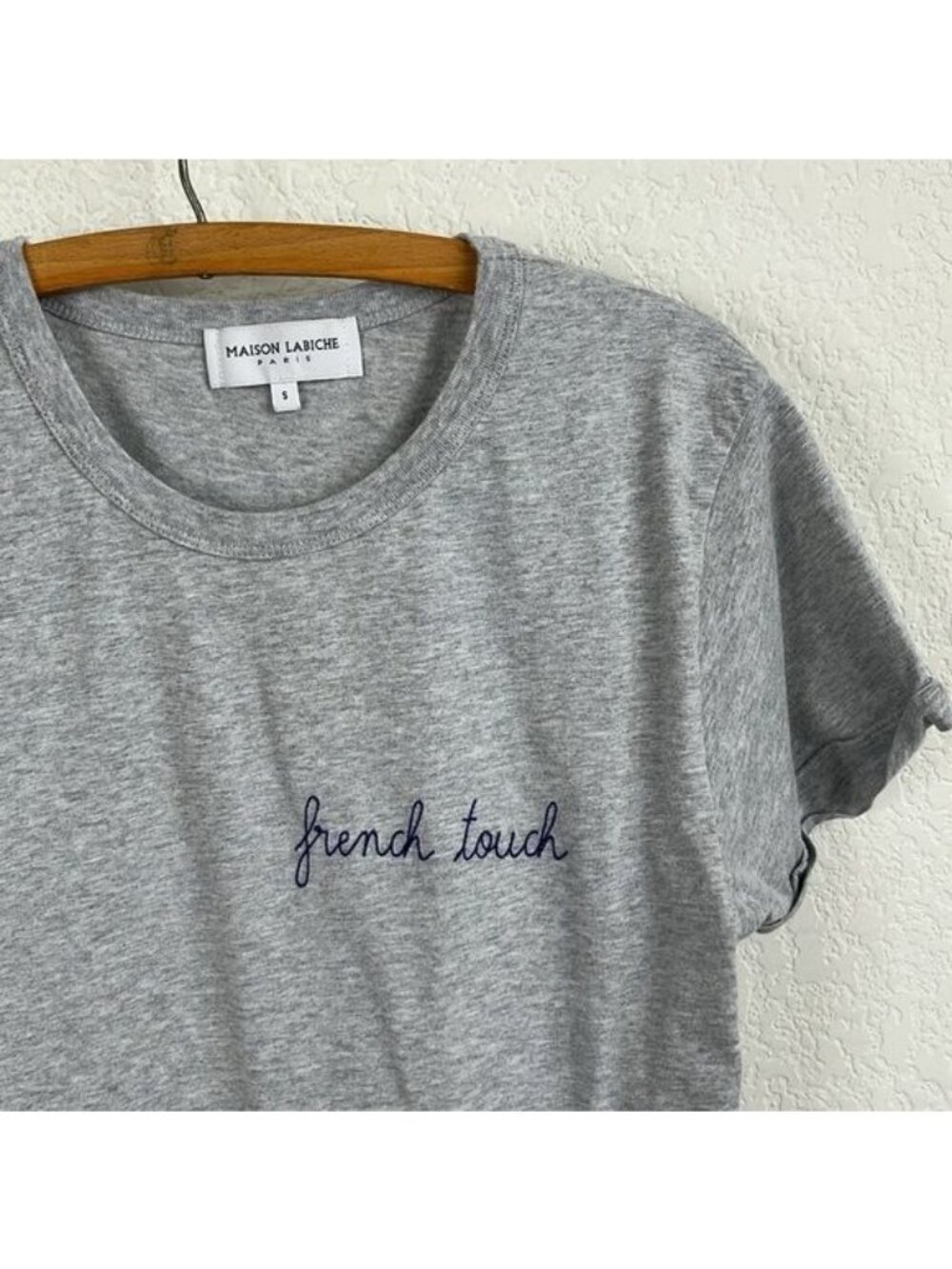 Maison Labiche French Touch Organic Cotton T-shirt Embroidered
